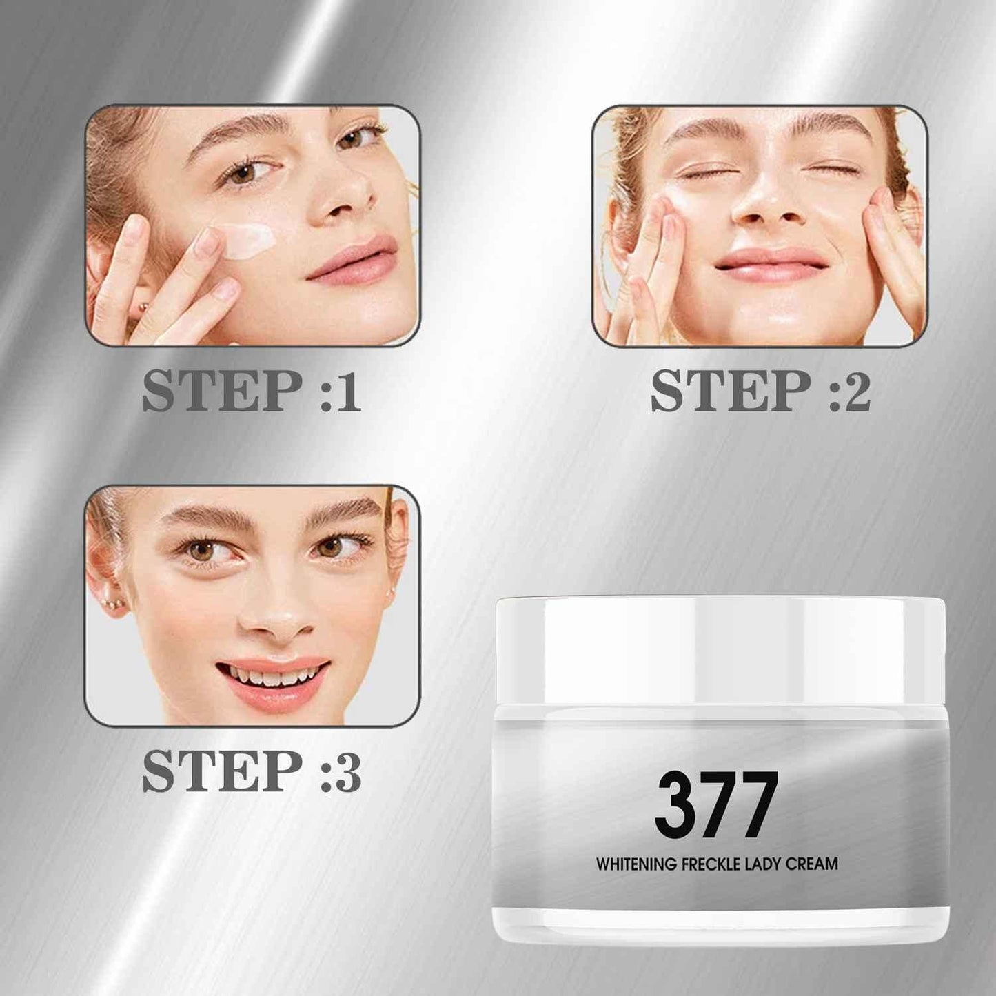 Whitening Freckle Lady Cream 100g (Pack of 2) - DEZZIRE
